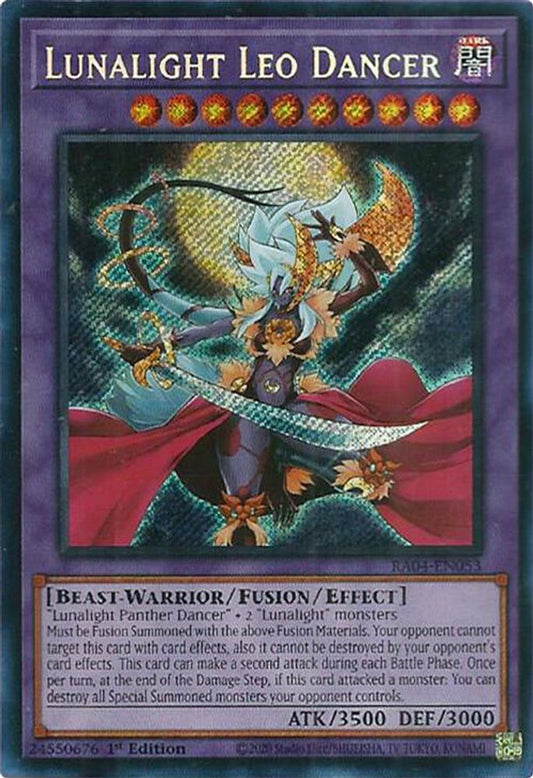RA04-EN053 * Lunalight Leo Dancer * Secret Rare * Quarter Century Stampede