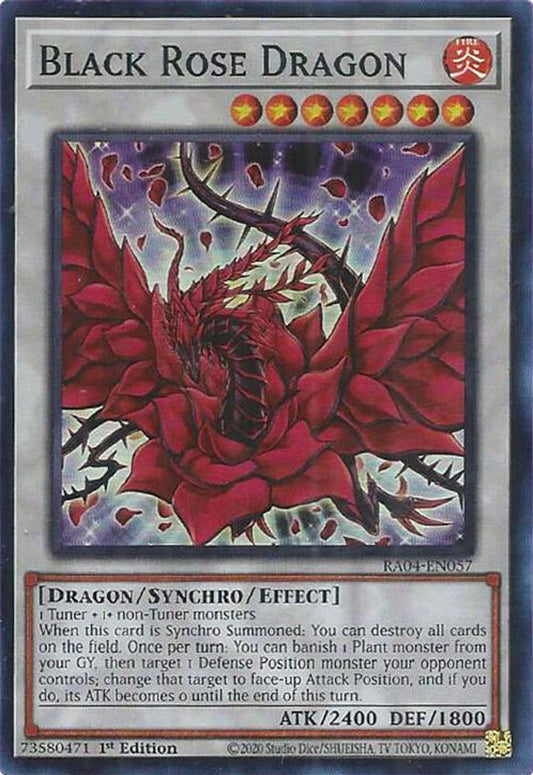 Black Rose Dragon * Super Rare * RA04-EN057