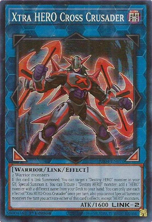 Xtra HERO Cross Crusader * Super Rare * RA04-EN076