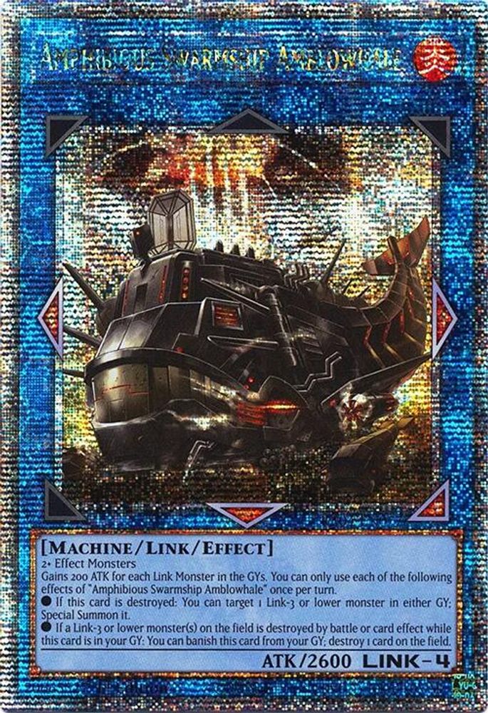 Amphibious Swarmship Amblowhale * Prismatic Collector's Rare * RA04-EN077