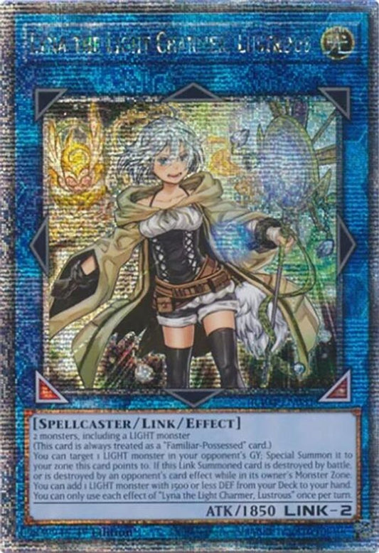 RA04-EN081 * Lyna The Light Charmer Lustrous * Quarter Century Secret Rare * Quarter Century Stampede