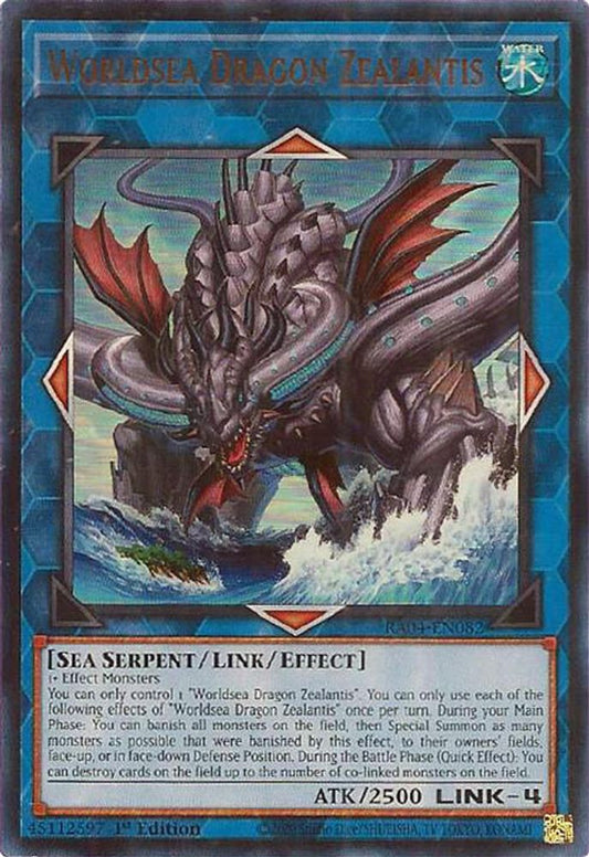 Worldsea Dragon Zealantis * Ultra Rare * RA04-EN082