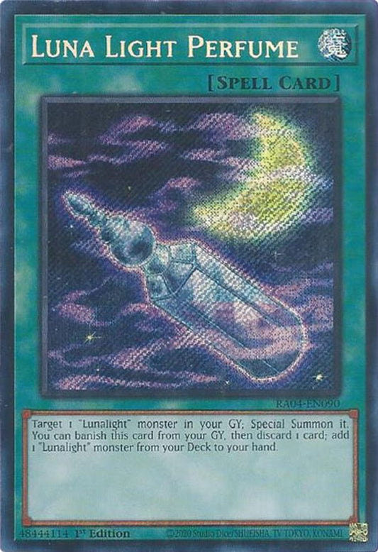 RA04-EN090 * Luna Light Perfume * Secret Rare * Quarter Century Stampede
