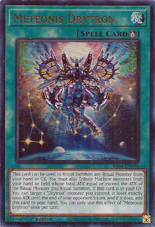RA04-EN096 * Meteonis Drytron * Ultra Rare * Quarter Century Stampede