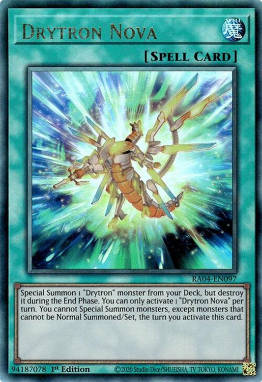 Drytron Nova * Prismatic Ultimate Rare * RA04-EN097
