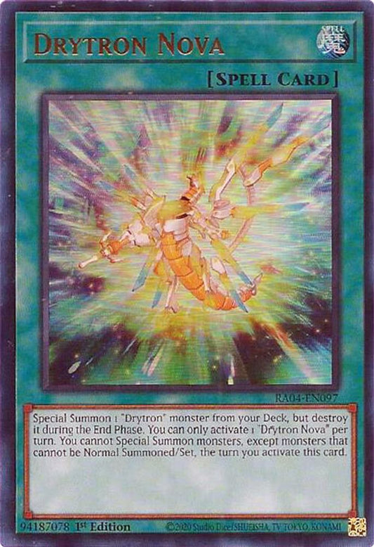 Drytron Nova * Ultra Rare * RA04-EN097