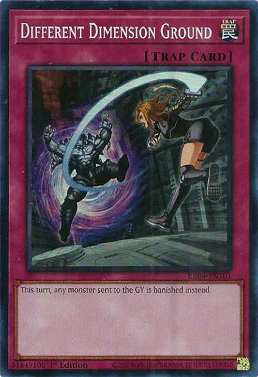 Different Dimension Ground * Super Rare * RA04-EN101