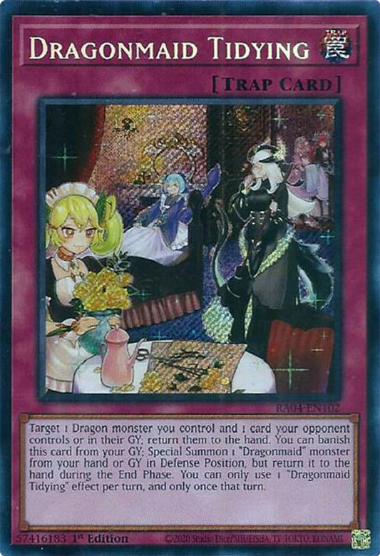 Dragonmaid Tidying * Secret Rare * RA04-EN102