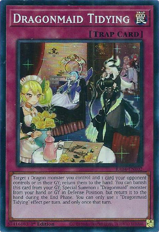 Dragonmaid Tidying * Super Rare * RA04-EN102