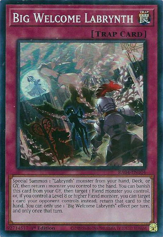 Big Welcome Labrynth * Super Rare * RA04-EN104