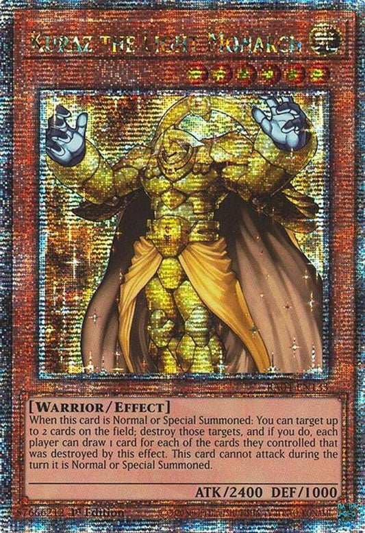 RA04-EN133 * Kuraz The Light Monarch * Quarter Century Secret Rare * Quarter Century Stampede