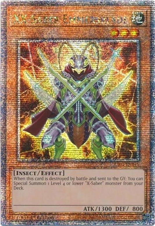 XX-Saber Emmersblade *  * Quarter Century Secret Rare * * RA04-EN141