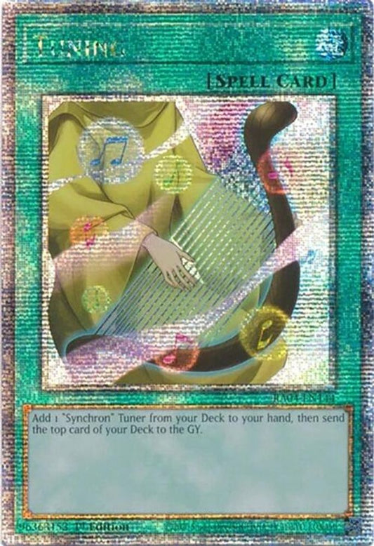 Tuning *  * Quarter Century Secret Rare * * RA04-EN144