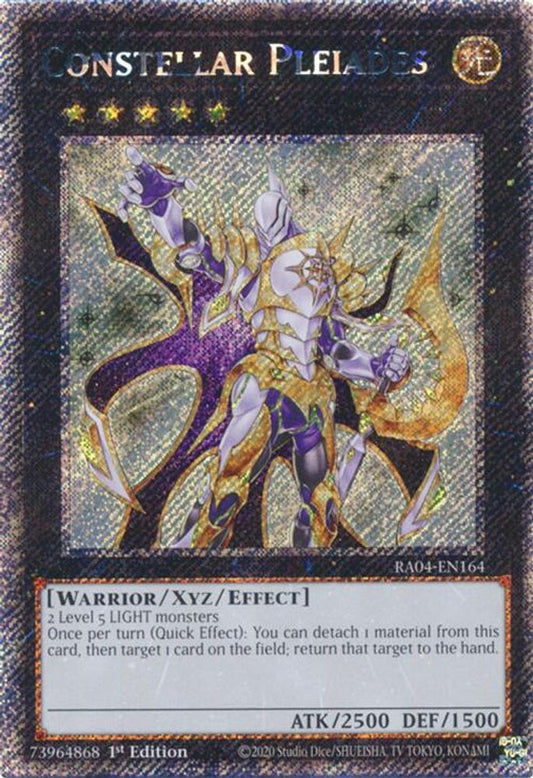 Constellar Pleiades * Platinum Secret Rare * * RA04-EN164