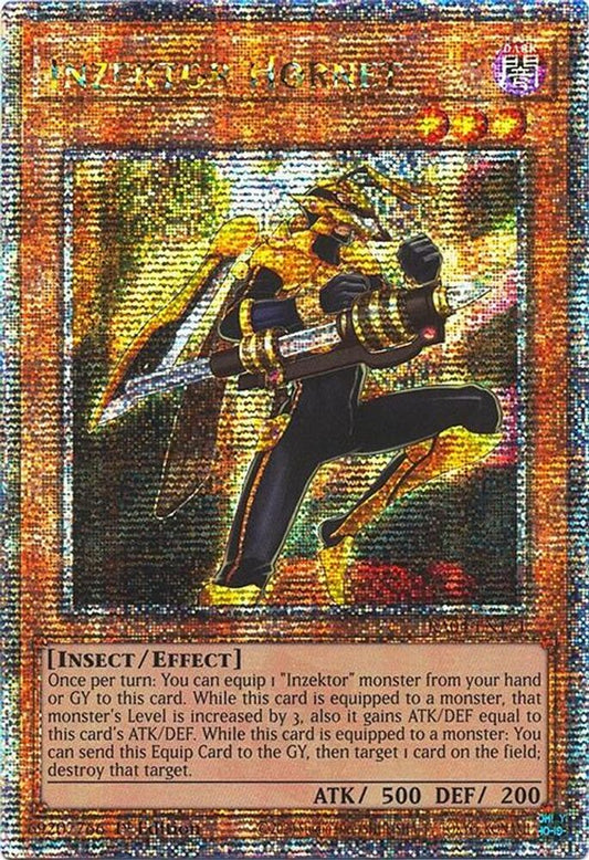 RA04-EN171 * Inzektor Hornet * Quarter Century Secret Rare * Quarter Century Stampede