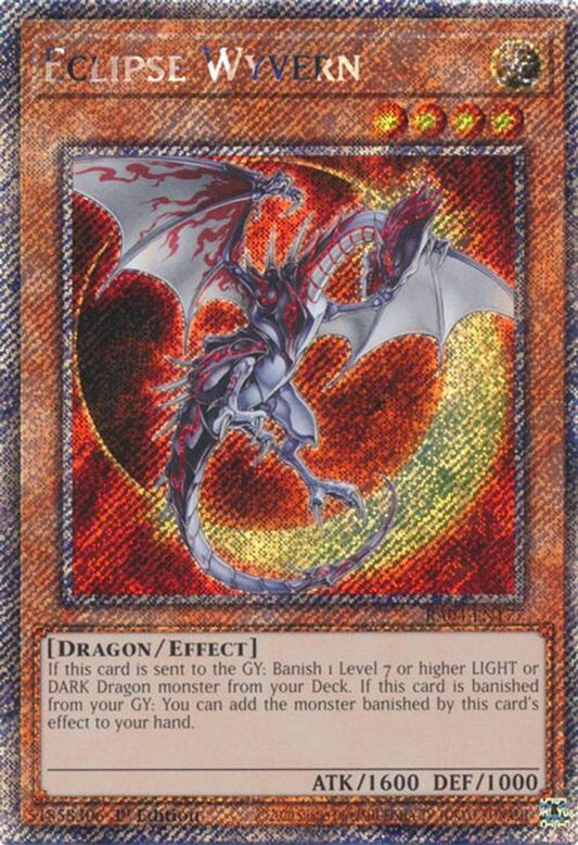 Eclipse Wyvern * Platinum Secret Rare * * RA04-EN177