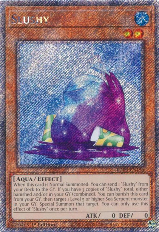 RA04-EN196 * Slushy * Platinum Secret Rare * Quarter Century Stampede