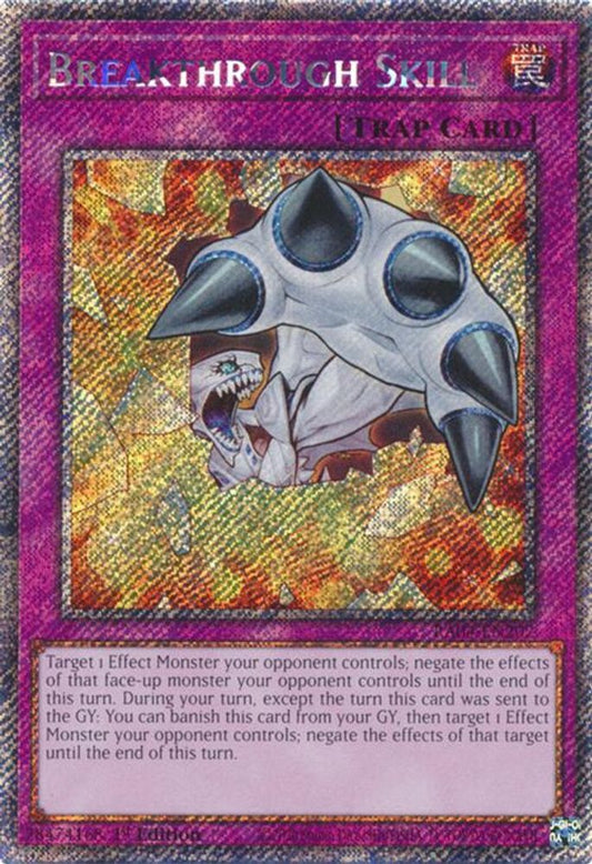 Breakthrough Skill * Platinum Secret Rare * * RA04-EN202