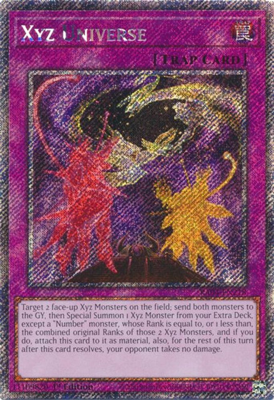 XYZ Universe * Platinum Secret Rare * * RA04-EN218