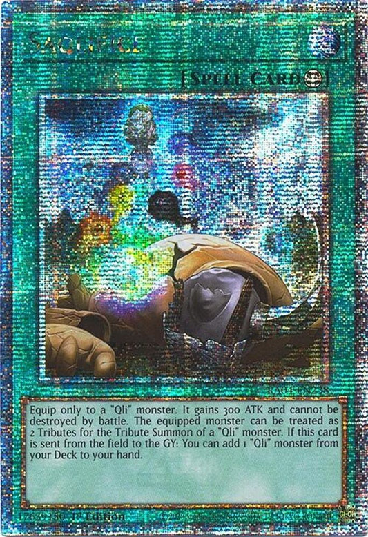 RA04-EN238 * Saqlifice * Quarter Century Secret Rare * Quarter Century Stampede