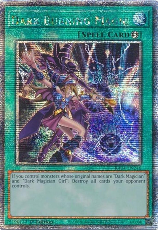 Dark Burning Magic   * Quarter Century Secret Rare *  RA04-EN246