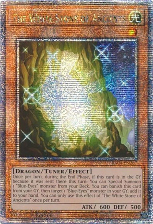 The White Stone Of Ancients   * Quarter Century Secret Rare *  RA04-EN267