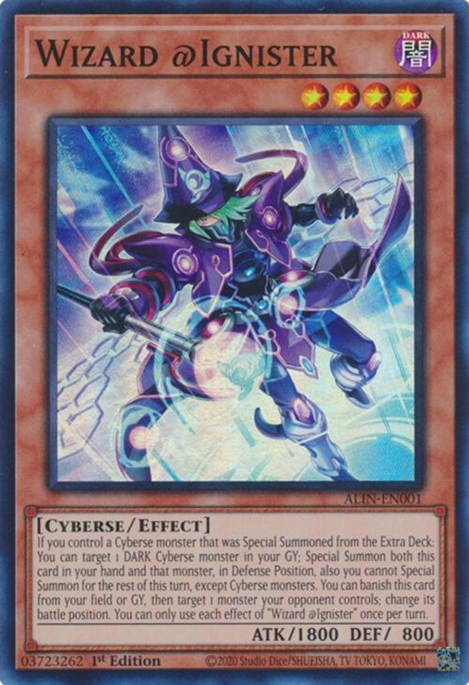 ALIN-EN001 * Wizard @Ignister * Super Rare * Alliance Insight