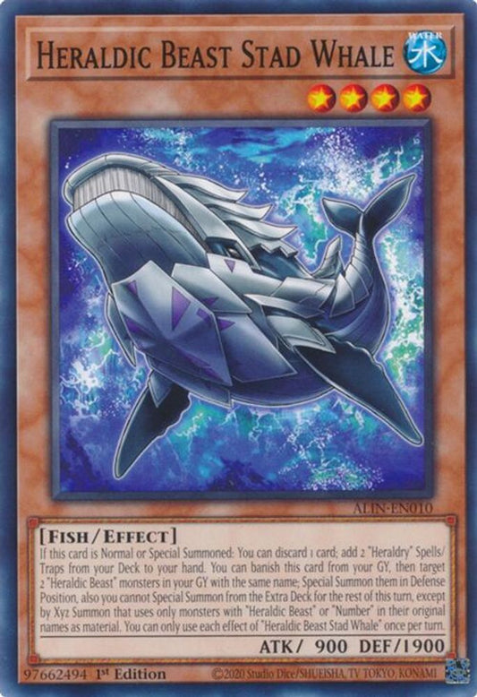 ALIN-EN010 * Heraldic Beast Stad Whale * Common * Alliance Insight