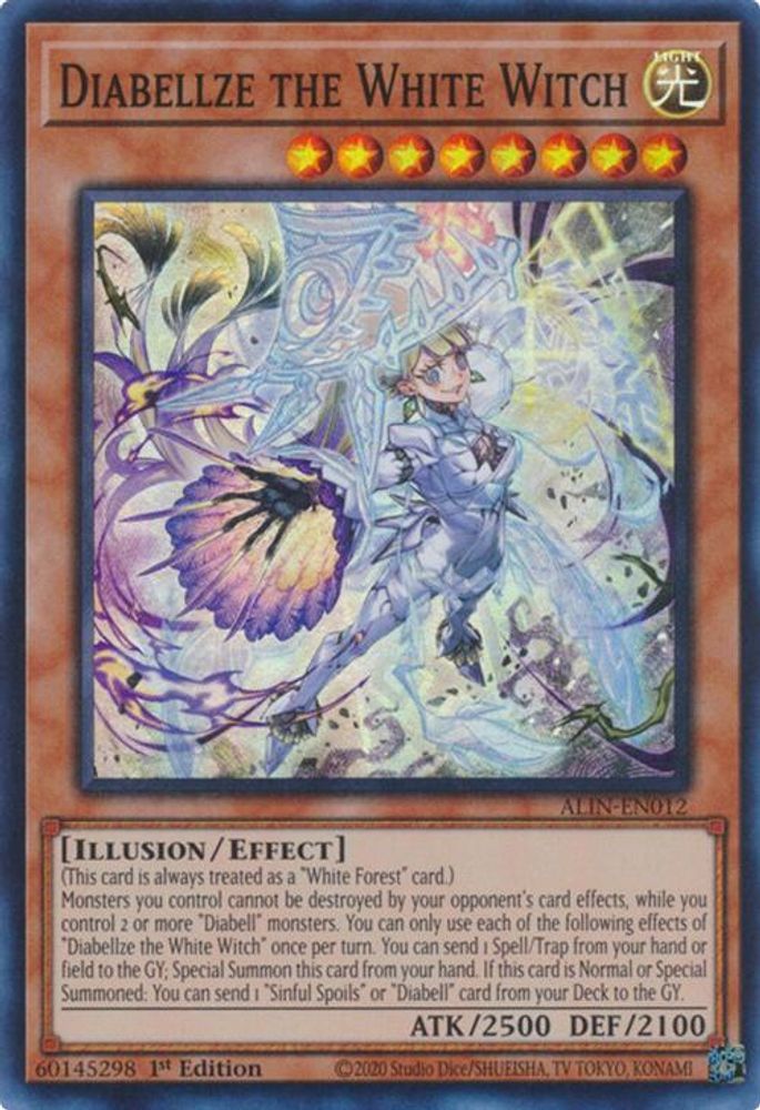 ALIN-EN012 * Diabellze the White Witch * Super Rare * Alliance Insight