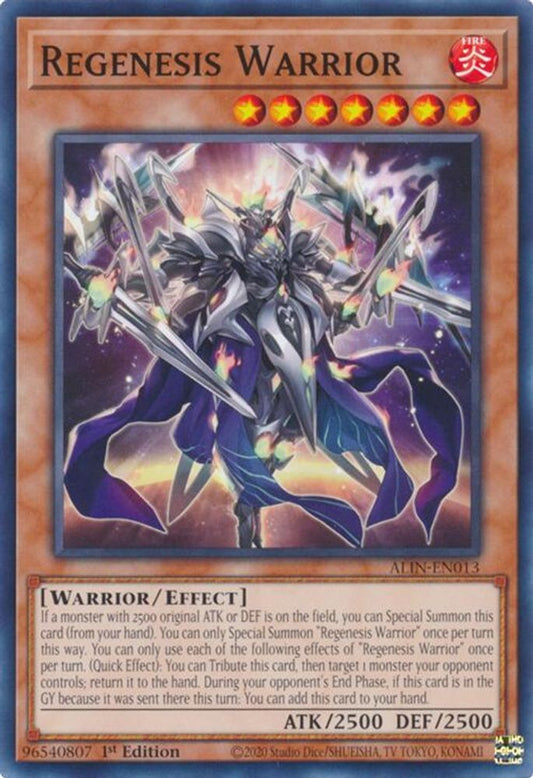 ALIN-EN013 * Regenesis Warrior * Common * Alliance Insight
