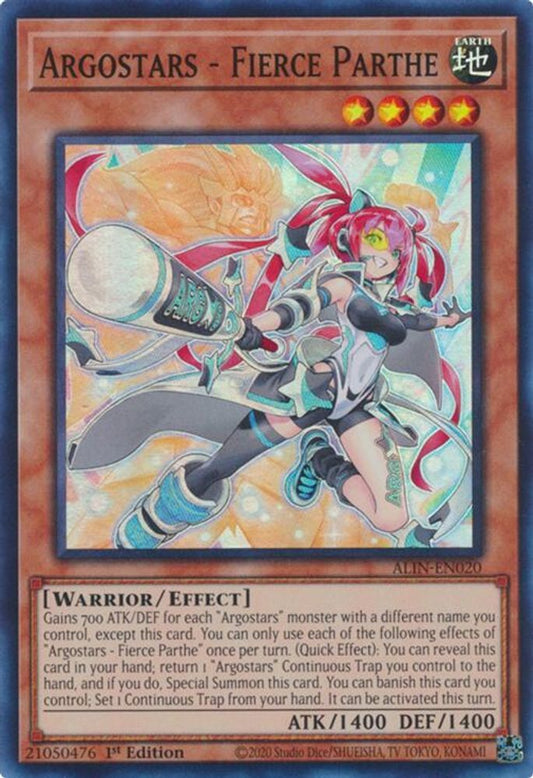 ALIN-EN020 * Argostars - Fierce Parthe * Super Rare * Alliance Insight
