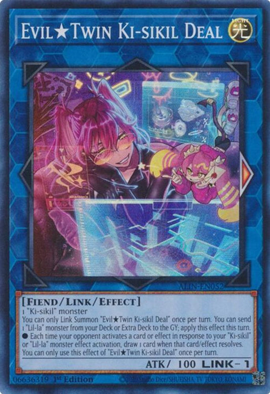 EvilTwin Ki-sikil Deal * Super Rare * ALIN-EN052