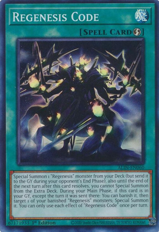 ALIN-EN060 * Regenesis Code * Super Rare * Alliance Insight