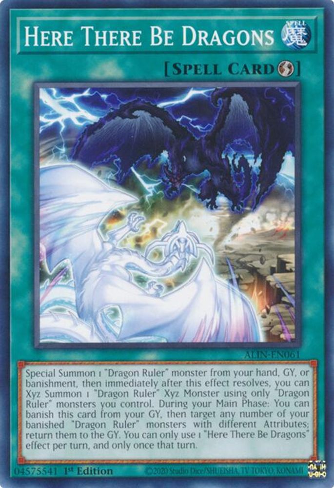ALIN-EN061 * Here There Be Dragons * Common * Alliance Insight