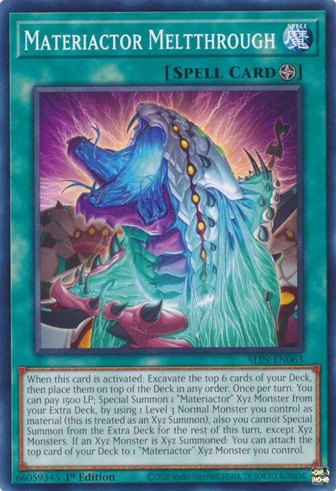 ALIN-EN063 * Materiactor Meltthrough * Common * Alliance Insight