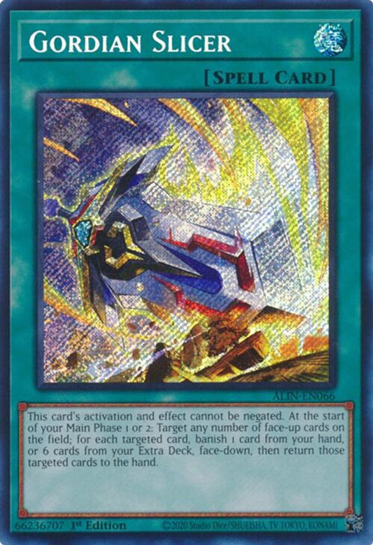 Gordian Slicer * Secret Rare * ALIN-EN066