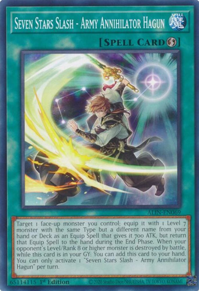ALIN-EN069 * Seven Stars Slash - Army Annihilator Hagun * Common * Alliance Insight