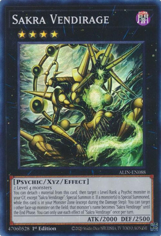 Sakra Vendirage * Super Rare * ALIN-EN088