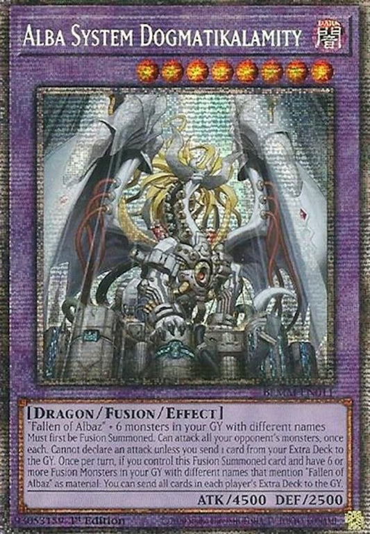 BLMM-EN011 * Alba System Dogmatikalamity * Starlight Rare * Battles of Legend: Monster Mayhem