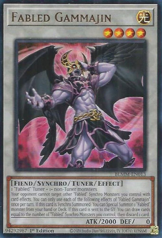 BLMM-EN013 * Fabled Gammajin * Ultra Rare * Battles of Legend: Monster Mayhem