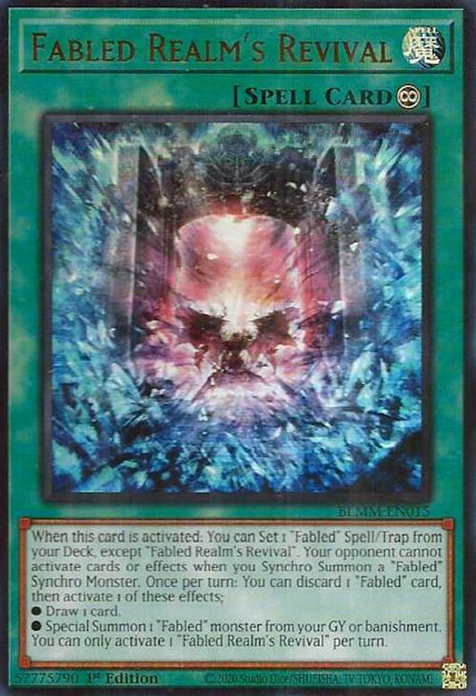 BLMM-EN015 * Fabled Realm's Revival * Ultra Rare * Battles of Legend: Monster Mayhem