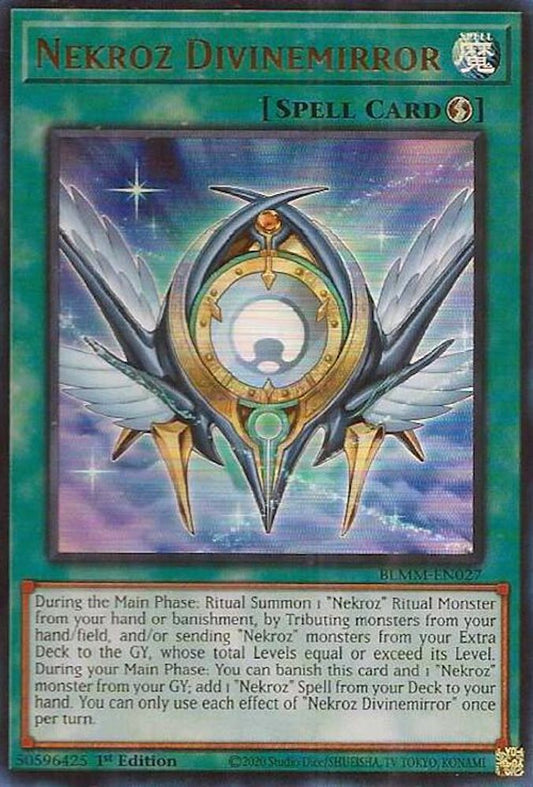 BLMM-EN027 * Nekroz Divinemirror * Ultra Rare * Battles of Legend: Monster Mayhem