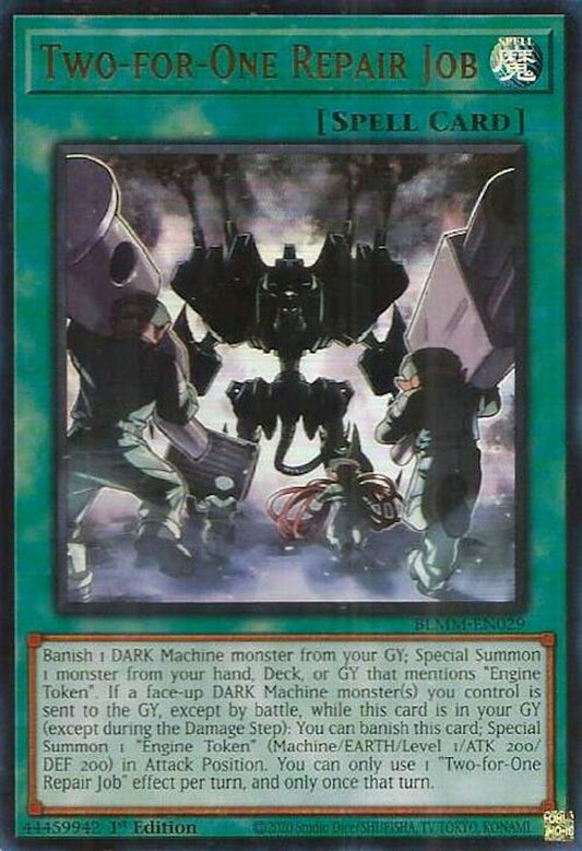 BLMM-EN029 * Two-for-One Repair Job * Ultra Rare * Battles of Legend: Monster Mayhem