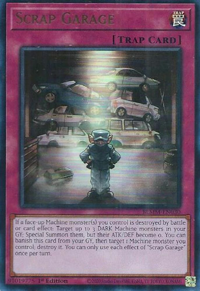BLMM-EN030 * Scrap Garage * Ultra Rare * Battles of Legend: Monster Mayhem