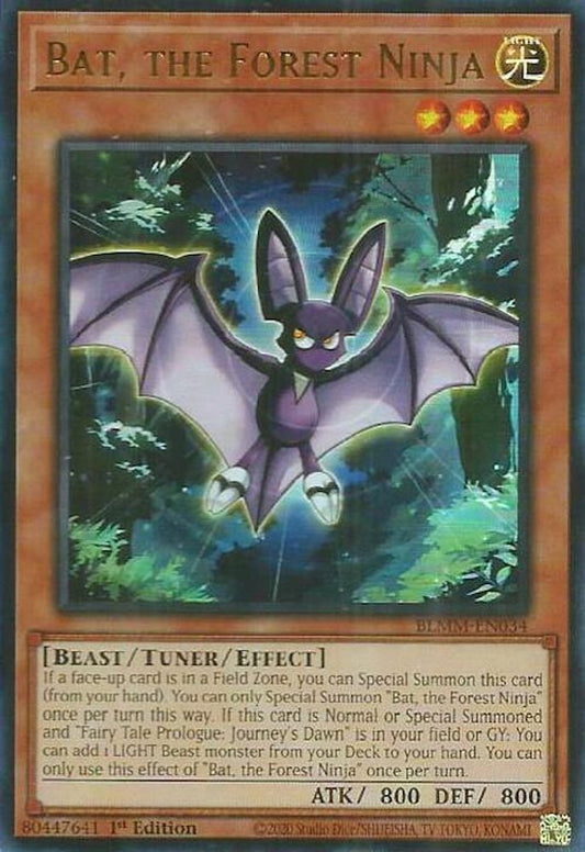 BLMM-EN034 * Bat, the Forest Ninja * Ultra Rare * Battles of Legend: Monster Mayhem