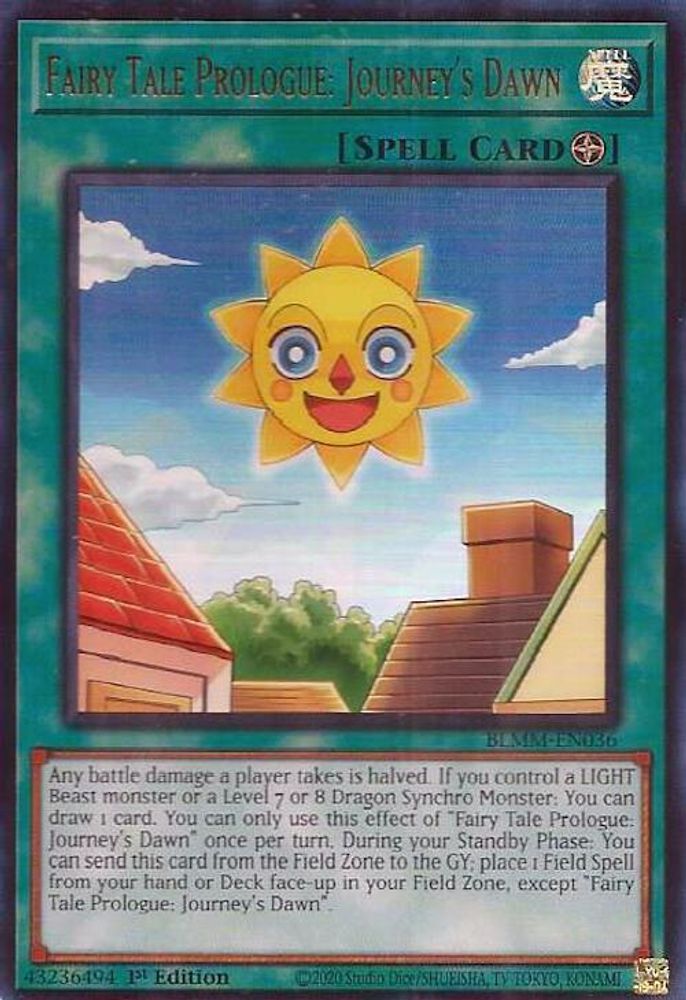 BLMM-EN036 * Fairy Tale Prologue: Journey's Dawn * Ultra Rare * Battles of Legend: Monster Mayhem