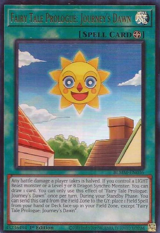 BLMM-EN036 * Fairy Tale Prologue: Journey's Dawn * Ultra Rare * Battles of Legend: Monster Mayhem
