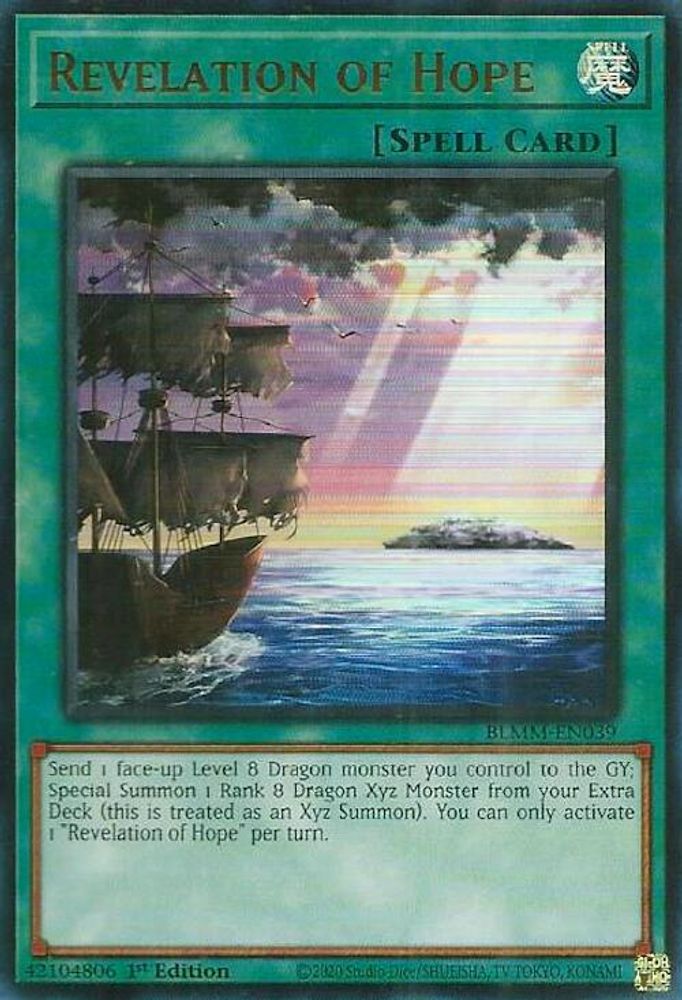 BLMM-EN039 * Revelation of Hope * Ultra Rare * Battles of Legend: Monster Mayhem