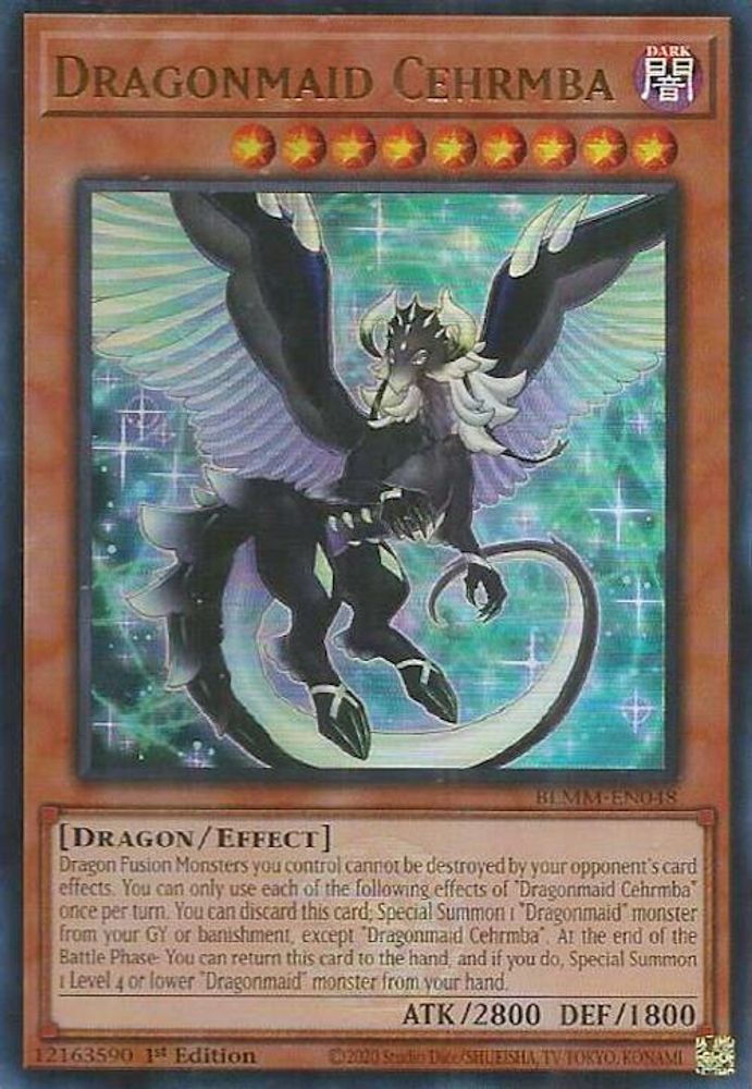 BLMM-EN048 * Dragonmaid Cehrmba * Ultra Rare * Battles of Legend: Monster Mayhem