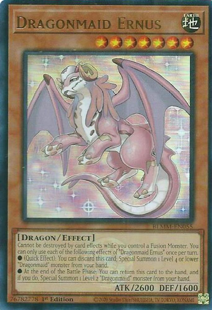 Dragonmaid Ernus * Ultra Rare * BLMM-EN055